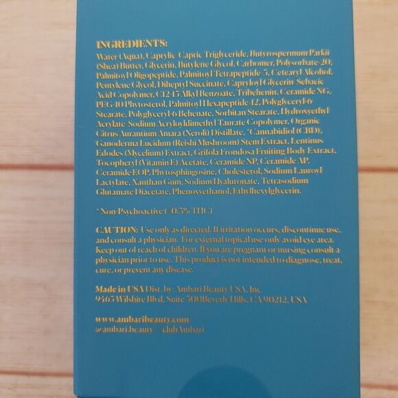 Ambari Complex4 Hydrator Moisturizer Facial Cream Clean Beauty 1.7 fl. oz 50ml - Picture 7 of 13